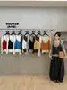 VI+ El único conjunto de dos piezas de punto simple estilo coreano para otoño con cuello redondo y manga larga para mujer 99093