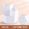 Portalápices giratorio de 360 grados simple lindo para niños niños estudiantes caja de almacenamiento de papelería de escritorio escritorio de oficina