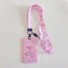 Amor Sanrio cordón largo para insignia de cuello tarjeta de estudiante tarjeta de campus set de tarjetas bus metro puede alcanzar certificado de pato Yangchengtong