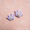 Tamaño pequeño resina imitación tela amor princesa caricatura corona accesorios DIY material carcasa teléfono móvil Accesorios tocado para niños