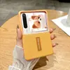 Funda para Teléfono Móvil con Soporte y Patrón de Lichi para Huawei Pura X Tendencia P60 Pocket de Gama Alta Pocket2 Patrón de Cuero