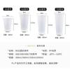 Vaso Desechable Transparente para Té con Leche Vaso Grueso de Inyección de Plástico para Bebidas Jugo de Celebridad de Internet Embalaje Vaso Calibre 90 con Tapa