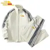Traje Deportivo Casual Unisex de Primavera y Otoño Nuevo Chaqueta de Moda Conjunto de Dos Piezas Cómodo Versátil Dropshipping