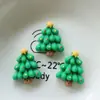 Boneco de Neve de Natal Fosco DIY Adesivos para Capa de Celular Creme Presilhas de Cabelo Elásticos de Cabelo Chaveiros Brincos Pingentes Chinelos Acessórios