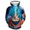 2024 Nuevo Sudadera de Dragon Ball de Primavera y Otoño Casual Animación Goku Impresión Digital 3D Pareja Béisbol