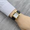 Relógio Quadrado Casual Feminino para Transmissão ao Vivo Douyin Relógio com Pulseira Simples Presente Feminino Relógio de Comércio Exterior Suprimento Transfronteiriço