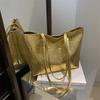 Bolso de hombro de gran capacidad y moda, nuevo, de piel de charol con estampado de cocodrilo, para mujer, estilo europeo y americano, bolso de mano de viaje.