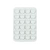 24 Ventosas de Silicona Negras Sencillas Pegatinas de Ventosa Antideslizantes Funda para Teléfono Móvil Portátil Cuadrada Extraíble Soporte para Teléfono Móvil