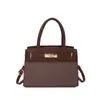Bolsa transversal pequena quadrada simples e casual para o dia a dia, nova bolsa de mão color blocking da moda, bolsa de ombro texturizada estilosa