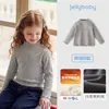 [Nuevo Producto] Camiseta de Manga Larga para Niña, Top de Otoño Estilo Francés con Puntos, Camiseta Base para Niños, Ropa Cálida para Bebé