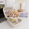Conjunto de ropa para muñeca Labubu vintage de barbería, compatible con muñecas Labubu de 1ª, 2ª y 3ª generación, incluye un chal y una chaqueta de repuesto