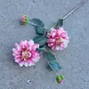 Novas Flores Artificiais para Casamento: Crisântemo Bonito de 4 Cabeças para Decoração de Casamento e Casa, Acessórios de Arranjo Floral Transfronteiriços, Adereços e Flores Artificiais Decorativas