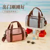 Nueva bolsa de playa de malla para mujer, bolsa de gran capacidad para natación y fitness, bolsa de almacenamiento de viaje portátil, bolso de mano y bandolera