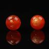 Ágata Roja Estampado en Caliente Ocho Santos Patronos Redonda Perla Joyería Doce Zodíaco Natal Redondas Perlas Sueltas Pulsera DIY Pulsera