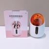 Novo Vaporizador Facial Doméstico Spray Duplo Quente e Frio Nano Spray Instrumento de Beleza Hidratante Máquina de Vaporizador de Beleza com Spray Quente e Frio