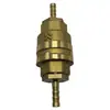 Válvula de retención de boca de pagoda Insertar Manguera de goma Válvula unidireccional Doble cabeza Boca de cobre con resorte Funda de válvula de flujo inverso Manguera de goma de alambre de acero Válvula de tubería de agua