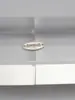 Etiqueta de Metal Costurada à Mão com Letras em Inglês, Fivela Retangular com Letra, Etiqueta para Roupa, Fivela Decorativa para Sapatos e Chapéus, Acessórios para DIY de Colares