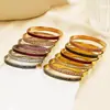 Pulsera de Diamantes de Lujo Ligero de Alta Gama para Mujer, Pulsera de Ginky Estrella Color Sin Color de Moda, Pulsera de Moda Versátil para Mujer
