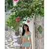 Traje de Baño para Mujer Bikini de Tres Piezas Dividido de Alta Gama Deseo Puro Aguas Termales Estilo Coreano Protección Solar