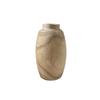 Jarrón pequeño de madera de tung con forma de tronco de color original, decoración para casa de familia, florero creativo, adorno de escritorio para sala de estar o salón de té.