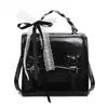 Mochila para Mujer Estilo Colegio Británico 2026 Primavera Nueva Moda Correa de Bufanda de Seda Mochila Vintage Mochila de Estilo Coreano de Moda