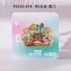 Adesivo de geladeira de Xiamen atrações turísticas característica lembrancinhas adesivo de geladeira de cola de três camadas de madeira adesivo de geladeira com fonte metálica