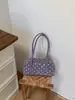 Bolsa Vermelha para Mulheres, Novo Modelo de Primavera 2026, Bolsa de Ombro de Bolinhas de Alta Qualidade e Tendência para Trabalho e Deslocamento, Bolsa de Braço para Mulheres