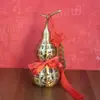 Adorno de Calabaza de la Fortuna de Latón, Diseño Hueco Abierto, para Oficina, Sala de Estar, Hogar, Gabinete de Vino, Decoración de Entrada, Venta al por Mayor