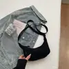 2026 Verão Nova Bolsa Transversal Simples Formato Bolinho Moda para o Dia a Dia Estilo Japonês Cor Sólida Elegante Nicho Bolsa de Ombro Única