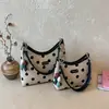 Bolso de Hombro para Viaje de Gran Capacidad Nuevo de Lunares Verano 2026, Bolso de Mano Simple de Moda Estilo Coreano Nicho