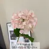 Buquê de flor de hortênsia artificial em tecido impresso em 3D de alta qualidade para decoração de cena de casamento, acessórios de arranjo floral e decoração de estúdio de fotografia