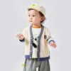 Roupas Infantis da Dudu: Cardigã de Malha para Meninos, Jaqueta de Outono para Bebê, Roupas de Outono para Meninas, Tops Estilosos para Bebê