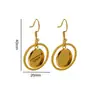 Ganchos Base para Aretes de Acero Inoxidable con Patrones Geométricos Electroplateados al Vacío, Colgantes para Aretes, Marcos Hechos a Mano para DIY