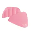 Protector de dedos de PU para hombre y mujer, plantilla acolchada suave engrosada antiabrasión para los dedos, tacones altos, cómoda, tamaño ajustable, almohadilla de media talla