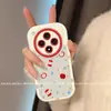Para capa de celular oppofindx8pro com suporte tudo incluído OPPOfindx6 transparente 5 feminina maçã vermelha tridimensional