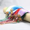 Hecho a mano Suave Borla Fleco Cloisonne Aleación Goteo de Aceite Sombrero diy Joyería Bolsa Colgante Vertical
