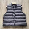 95 plumón de pato blanco2026 Otoño/Invierno Chaqueta de plumón cálida Chaleco acanalado para mujer Chaleco interior ligero casual