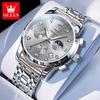 Dropshipping Relojes Marca Oris Venta al por Mayor Relojes de Cuarzo Multifuncionales Comercio Exterior Transfronterizo Más Vendido Fase Lunar para Hombre