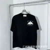 Camiseta Roja de Verano de Manga Corta con Logo Blanco de Casablanca, Marca de Moda Tendencia, Cuello Redondo, Estampado Minimalista, Redondo, Niche Casa