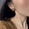 Pendientes de Fuegos Artificiales con Cuentas de Ojo de Tigre Maillard Otoño e Invierno 2026 Pendientes Populares Nuevos Pendientes de Nicho para Mujer