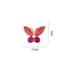 Accesorios para Uñas con Diseño de Mariposa Metal Súper Brillante Circonia Mariposa Pequeña 3D Versátil Usable Decoraciones para Uñas Rhinestones para Uñas DIY
