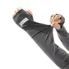 Mangas de Protección Solar para Hombres, Mangas de Ciclismo de Seda Helada, Mangas Largas Finas para Repartidores, Mangas Protectoras para Manos Meituan