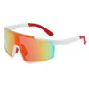 Nuevas Gafas de Sol para Ciclismo para Hombres y Mujeres, Gafas Deportivas para Exteriores, Montura Semi-Completa Lentes de Colores, Gafas para Montañismo y Running