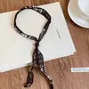 Colar com Pingente Acrílico de Tecido Boêmio Corrente de Clavícula Versátil da Moda Joias Elegantes de Nicho para Mulheres