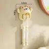 Portacepillos de dientes de Oso para Uso Doméstico, Estante de Almacenamiento para Cepillos de Dientes, Lavabo de Baño, Portacepillos de Dientes de Dibujos Animados para Montar en Pared sin Taladro