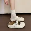 Nuevos Zapatos de Media Punta Cerrados Franceses para Mujer 2026 Primavera/Verano, Suela Gruesa, Ocultos para Aumentar la Altura, Versátiles para Exteriores, Transfronterizos