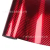 Transfronterizo Nuevo Producto Mascota Forjado Patrón Pagani Fibra de Carbono 6D Metal Electrochapado Rojo Dorado y Plateado Pegatina Película para Espejo Retrovisor