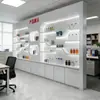 Estante de exhibición de pared Honor, estante de exhibición de muestras de productos de la empresa, vitrina para sala de transmisión en vivo, vitrina para exhibición transfronteriza, gabinete pintado