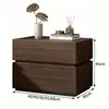 2026 Nuevo Modelo Gabinete de Noche de Madera Maciza para Dormitorio del Hogar, Estilo Vintage, No Requiere Pintura, Mesa de Noche Pequeña de Lujo de Gama Alta