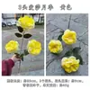 Nueva fábrica de flores artificiales amarillas para bodas, color amarillo leche, amarillo limón, fresco, para decoración de salón de bodas al aire libre, flores falsas al por mayor